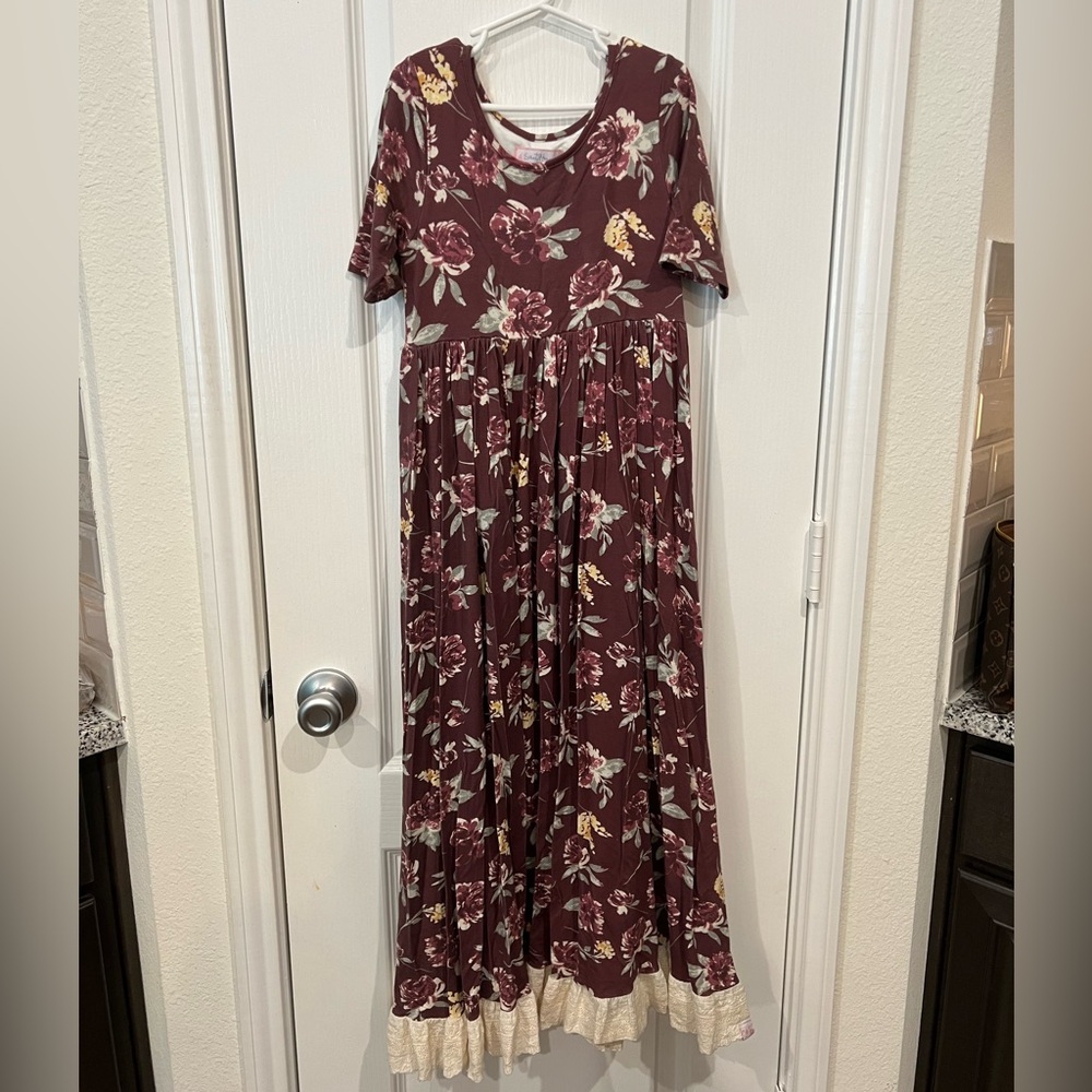 SweetHoney Clothing Girls Floral Maxi Dress